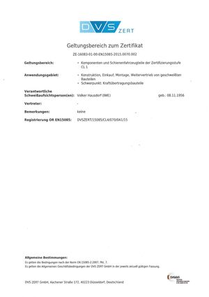 Schweisszulassung Seite 2